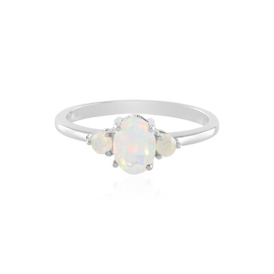 Anello in argento con Opale di Welo