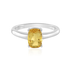 Anello in argento con Citrino