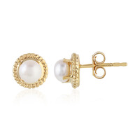 Orecchini in argento con Perla d'Acqua Dolce Bianca