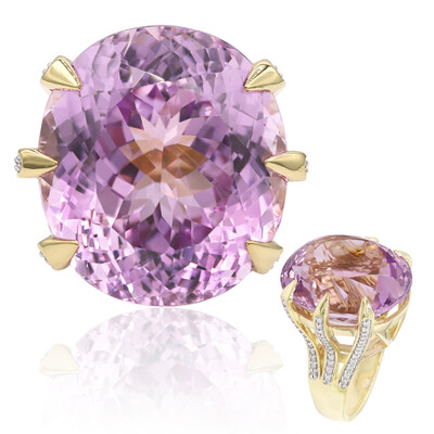 Anello in oro con Kunzite Patroke