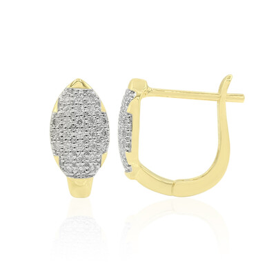 Orecchini in oro con Diamante SI2 (G) (Annette)