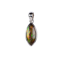 Ciondolo in argento con Ammolite