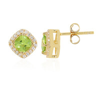 Orecchini in argento con Peridoto