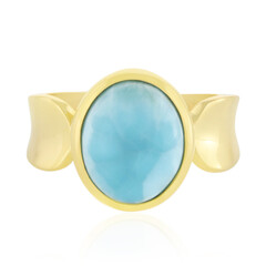 Anello in argento con Larimar
