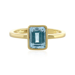 Anello in argento con Topazio Blu Cielo