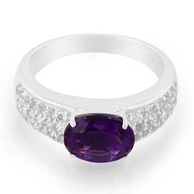 Anello in argento con Ametista