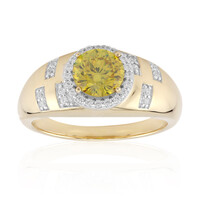 Anello in oro con Sfalerite Bulgara (Mark Kaufman)