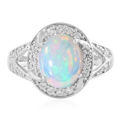 Anello in argento con Opale di Welo