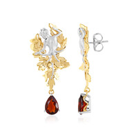 Orecchini in argento con Citrino Madeira (Gems en Vogue)