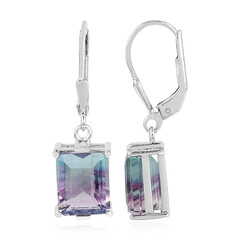 Orecchini in argento con Fluorite Bicolore