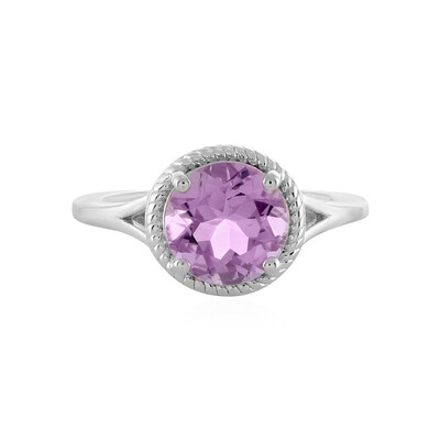 Anello in argento con Ametista Rose de France