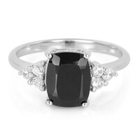 Anello in argento con Spinello Nero