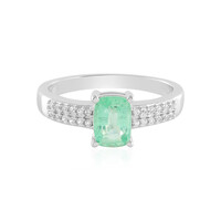 Anello in argento con Smeraldo Russo