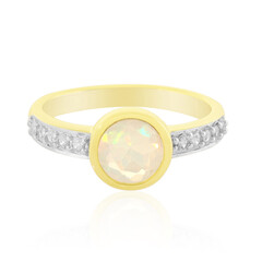 Anello in argento con Opale di Welo