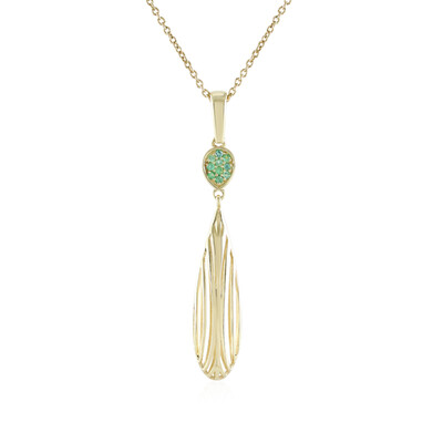 Collana in oro con Smeraldo Zambia (Ornaments by de Melo)