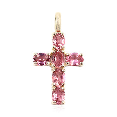 Ciondolo in oro con Tormalina Rosa