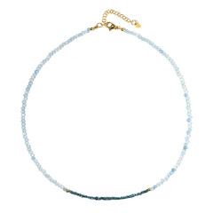 Collana in argento con Acquamarina