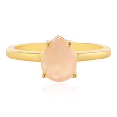 Anello in argento con Quarzo Rosa