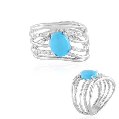 Anello in argento con Turchese Sleeping Beauty