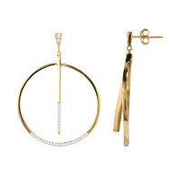 Orecchini in argento con Zircone