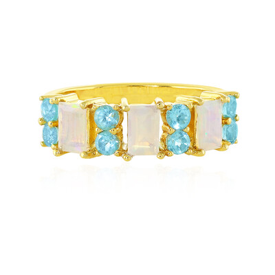 Anello in argento con Opale di Welo