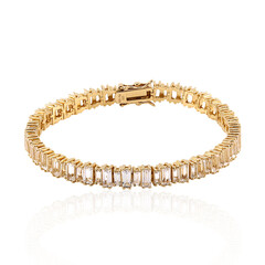 Bracciale in argento con Topazio Bianco