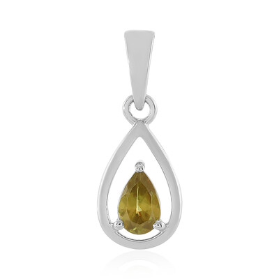 Ciondolo in argento con Sfene