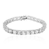 Bracciale in argento con Topazio Bianco