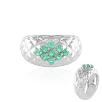 Anello in argento con Smeraldo Russo (de Melo)