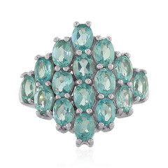 Anello in argento con Apatite Blu
