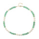 Collana in argento con Avventurina Verde (Riya)