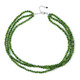 Collana in argento con Diopside Russo