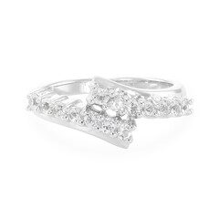 Anello in argento con Topazio Bianco