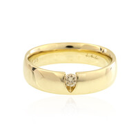 Anello in oro con Diamante Champagne SI2 (de Melo)