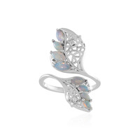 Anello in argento con Opale Australiano