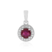 Ciondolo in argento con Rubino Bemainty
