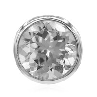 Ciondolo in argento con Topazio Bianco