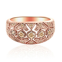 Anello in oro con Diamante Rose de France SI1 di Argyle