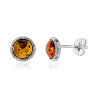 Orecchini in argento con Ambra Baltica