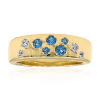 Anello in oro con Haüyne