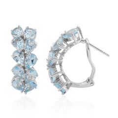 Orecchini in argento con Topazio Blu Cielo