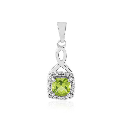 Ciondolo in argento con Peridoto Arizona