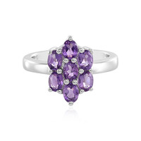 Anello in argento con Ametista