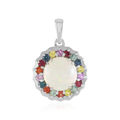 Ciondolo in argento con Opale di Welo