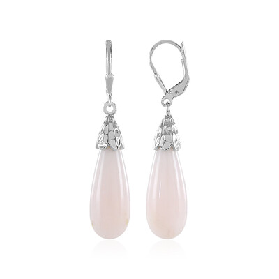 Orecchini in argento con Opale Rosa (MONOSONO COLLECTION)
