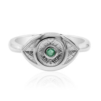 Anello in argento con Smeraldo Zambia