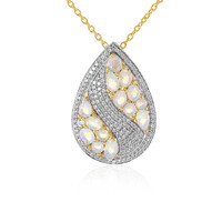Collana in argento con Opale di Welo