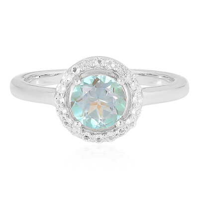 Anello in argento con Quarzo Lago della Montagna