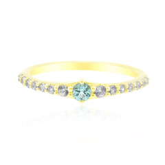 Anello in oro con Tormalina Paraiba Nigeriana
