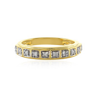 Anello in argento con Diamante I4 (J)